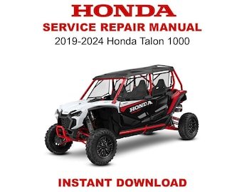 2019-2024 Honda Talon 1000 Service Repair Manual