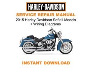2015 Harley Davidson Softail Models Service Repair Manual + Wiring Diagram