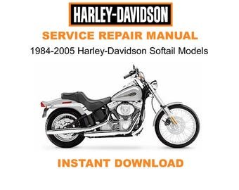 1984-2005 Harley-Davidson Softail Models Service Repair Manual + Wiring Diagram