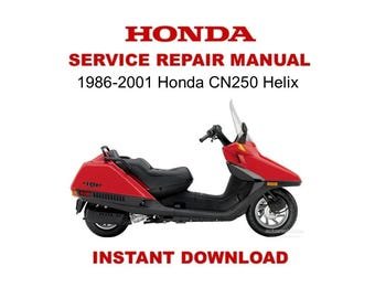 1986-2001 Honda CN250 Helix Service Repair Workshop Manual