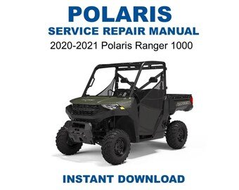 2020-2021 Polaris Ranger 1000 Service Repair Manual