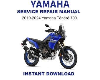 2019-2024 Yamaha Ténéré 700 Service Repair Workshop Manual