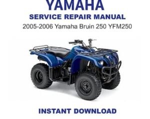 2005-2006 Yamaha Bruin 250 YFM250 Service Repair Manual