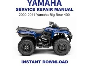 2000-2011 Yamaha Big Bear 400 Service Repair Manual