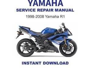 1998-2008 Yamaha R1 Service Repair Workshop Manual