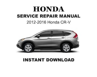 2012-2016 Honda CR-V Factory Service Repair Manual