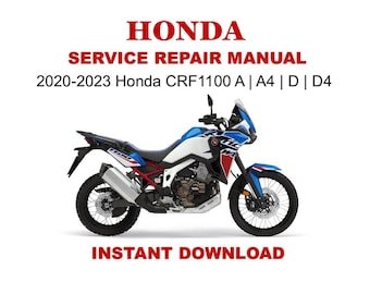 2020-2023 Honda CRF1100 A | A4 | D | D4 Service Repair Manual