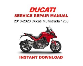 2018-2020 Ducati Multistrada 1260 Service Repair Workshop Manual