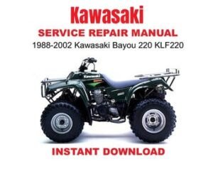 1988-2002 Kawasaki Bayou 220 KLF220
