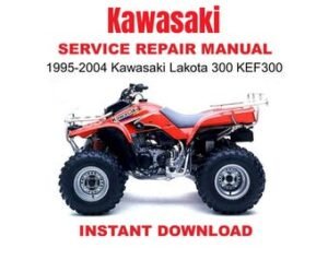 1995-2004 Kawasaki Lakota 300 / Sport / KEF300 Service Repair Manual
