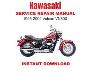 1995-2004 Kawasaki Vulcan 800 VN800 Service Repair Manual