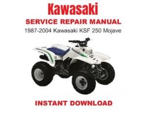 1987-2004 Kawasaki KSF250 Mojave Service Repair Manual