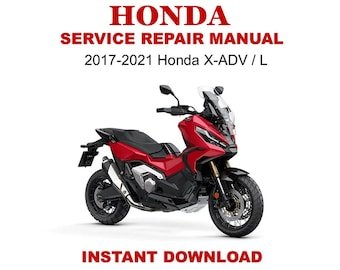 2017-2021 Honda X-ADV 750 / L Service Repair Manual