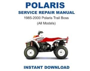 1985-2000 Polaris Trail Boss (All Models) Service Repair Manual