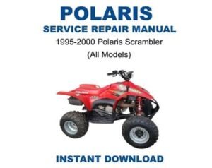 1995-2000 Polaris Scrambler (All Models) Service Repair Manual