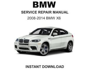 2008-2014 BMW X6 (E71) Service Repair Workshop Manual