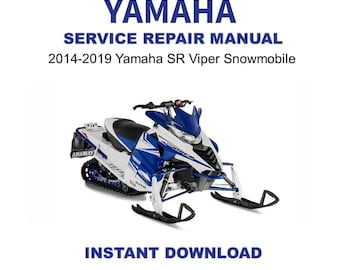 2014-2019 Yamaha SR Viper Snowmobile Service Repair Manual 2014-2019 Yamaha SR Viper Snowmobile Service Repair Manual