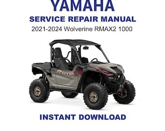 2021-2024 Yamaha Wolverine RMAX2 1000 Service Repair Manual