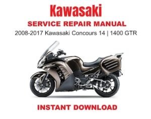 2008-2017 Kawasaki Concours 14 | 1400 GTR | ABS Service Repair Manual