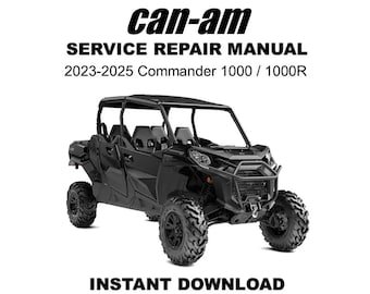 2023-2025 CAN-AM Commander 1000 / 1000R Service Repair Manual Collection