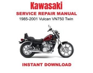 1985-2001 Kawasaki Vulcan 750 VN750 Twin Service Repair Manual
