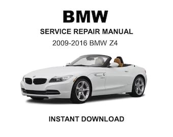 2009-2016 BMW Z4 (E89) Service Repair Workshop Manual