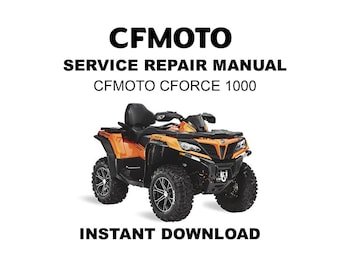 CFMOTO CFORCE 1000 Service Repair Workshop Manual