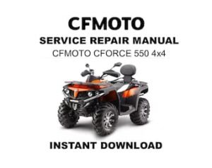 CFMOTO CFORCE 550 CF500AU-6 Service Repair Workshop Manual