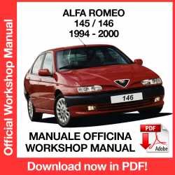Workshop Manual Alfa Romeo 145 - 146 (1994-2000)