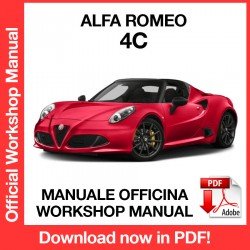 WORKSHOP MANUAL ALFA ROMEO 4C
