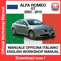 WORKSHOP MANUAL ALFA ROMEO GT (2003-2010)