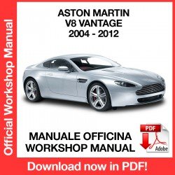 WORKSHOP MANUAL ASTON MARTIN V8 VANTAGE (2004-2012)