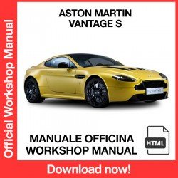 WORKSHOP MANUAL ASTON MARTIN VANTAGE S