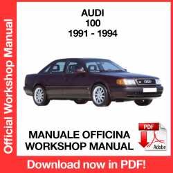 Workshop Manual Audi 100 (1991-1994)