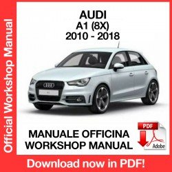 WORKSHOP MANUAL AUDI A1 (2010-2018)