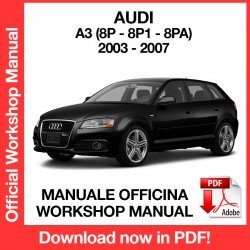 WORKSHOP MANUAL AUDI A3 (2003-2007)