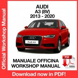 WORKSHOP MANUAL AUDI A3 (2013-2020)