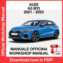 Workshop Manual Audi A3 8Y (2021-2023)