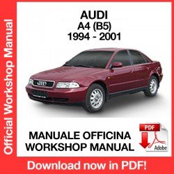 WORKSHOP MANUAL AUDI A4 B5 (1994-2001)