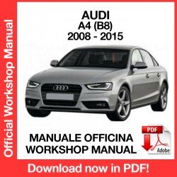 WORKSHOP MANUAL AUDI A4 B8 (2008-2015)
