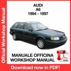 Workshop Manual Audi A6 (1994-1997)