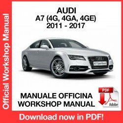 WORKSHOP MANUAL AUDI A7 (2011-2017)