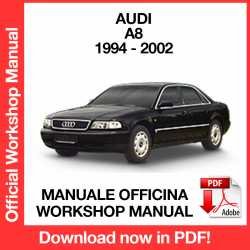 Workshop Manual Audi A8 (1994-2002)