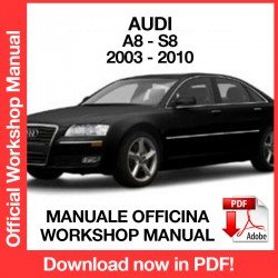 WORKSHOP MANUAL AUDI A8 S8 (2003-2010)