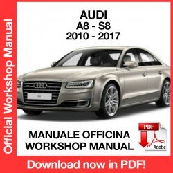 WORKSHOP MANUAL AUDI A8 S8 (2010-2017)
