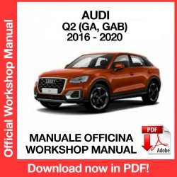 WORKSHOP MANUAL AUDI Q2 (2016-2020)