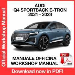 Workshop Manual Audi Q4 Sportback e-tron (2021-2023)