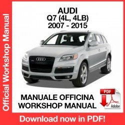 WORKSHOP MANUAL AUDI Q7 (2007-2015)