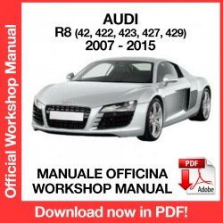 WORKSHOP MANUAL AUDI R8 (2007-2015)