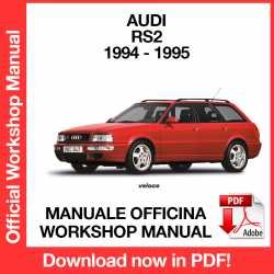 Workshop Manual Audi RS2 Avant (1994-1995)